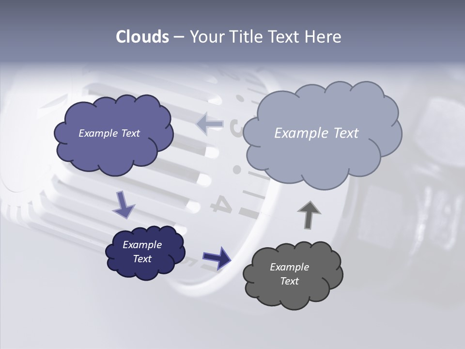 Care Grandmother Close Up PowerPoint Template