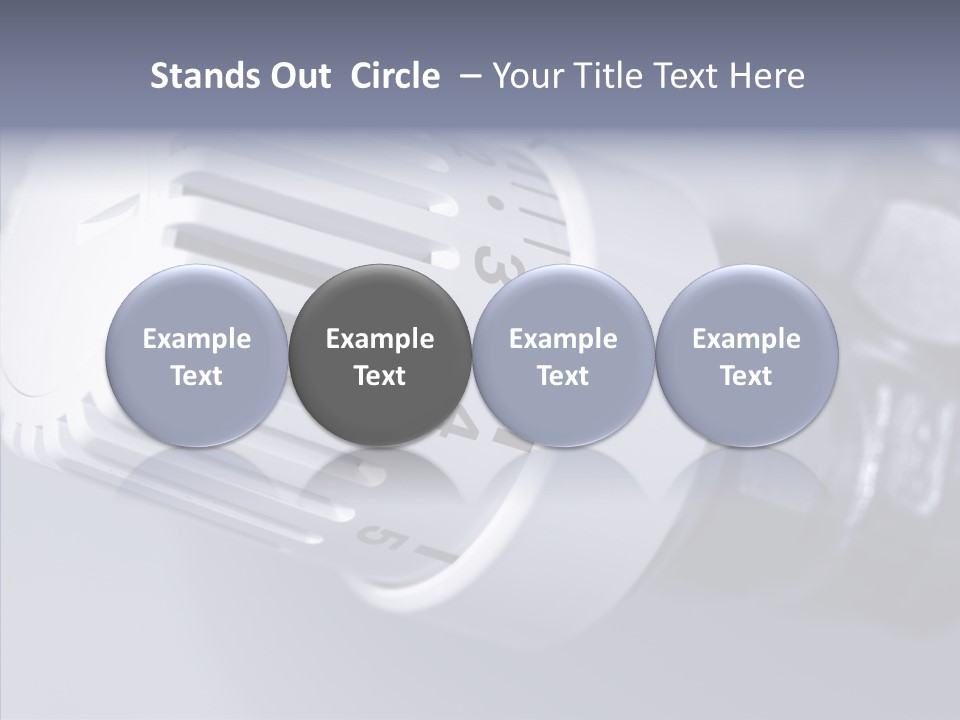 Care Grandmother Close Up PowerPoint Template