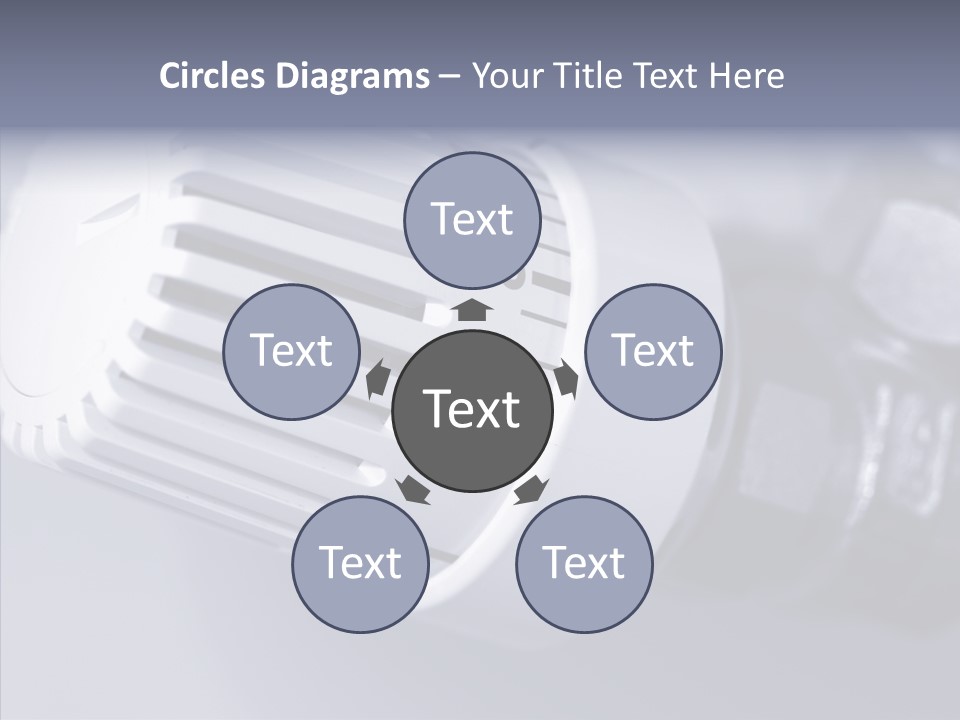 Care Grandmother Close Up PowerPoint Template