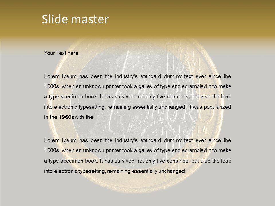 Closeup Human Background PowerPoint Template