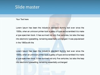 Togetherness White Senior PowerPoint Template