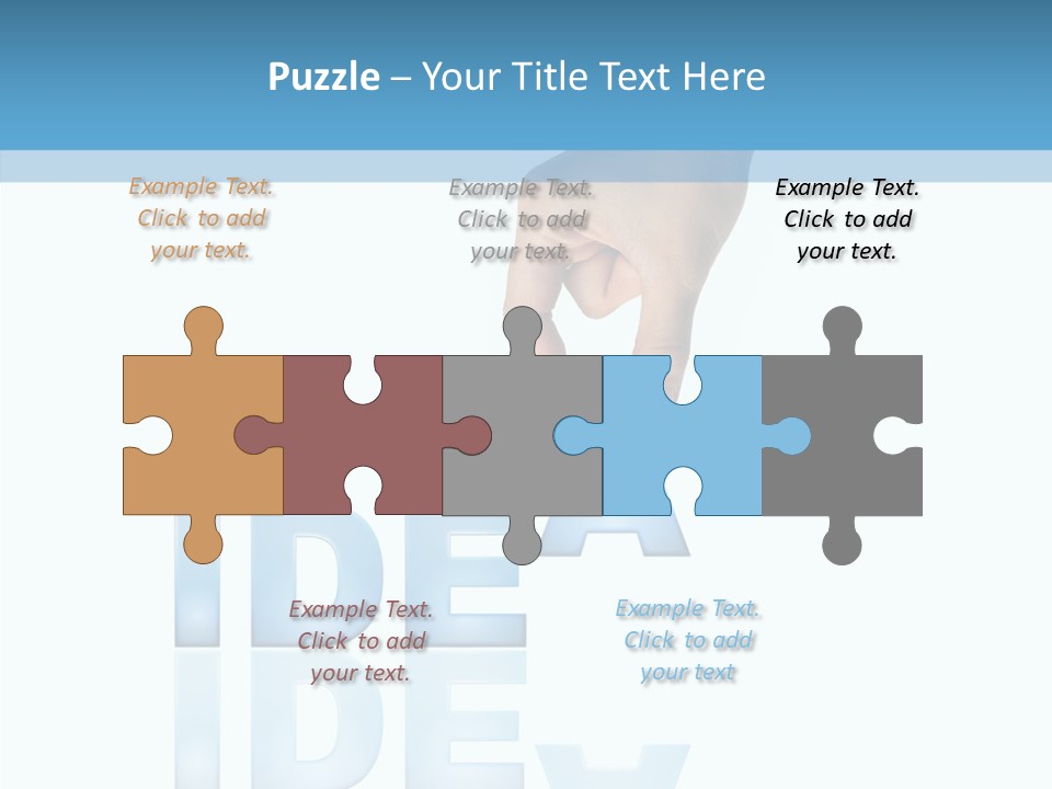 Togetherness White Senior PowerPoint Template