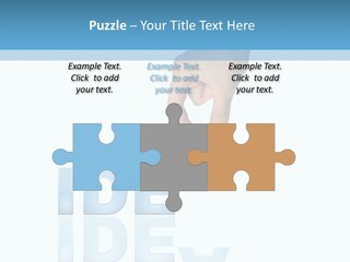 Togetherness White Senior PowerPoint Template