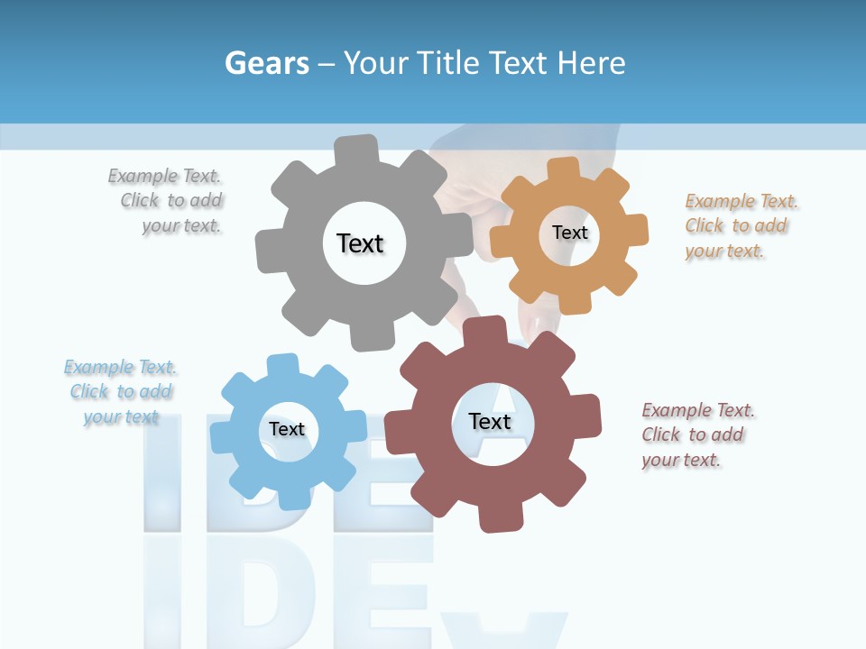 Togetherness White Senior PowerPoint Template
