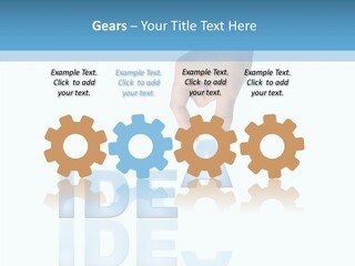 Togetherness White Senior PowerPoint Template