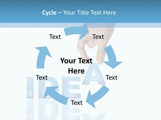 Togetherness White Senior PowerPoint Template