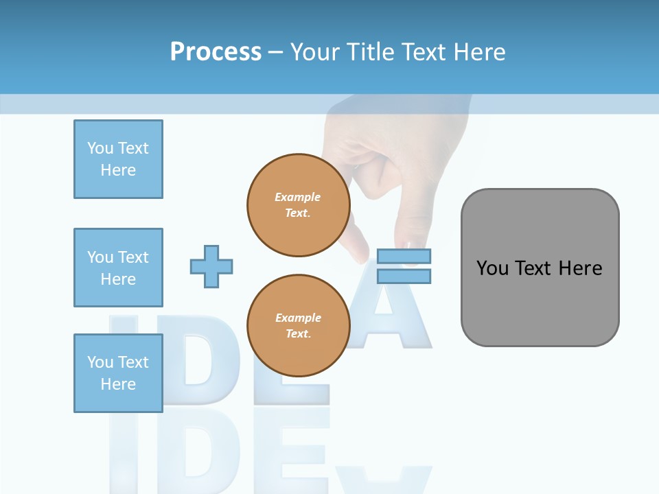 Togetherness White Senior PowerPoint Template