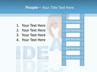 Togetherness White Senior PowerPoint Template