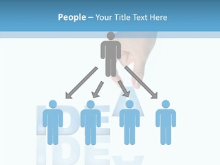 Togetherness White Senior PowerPoint Template
