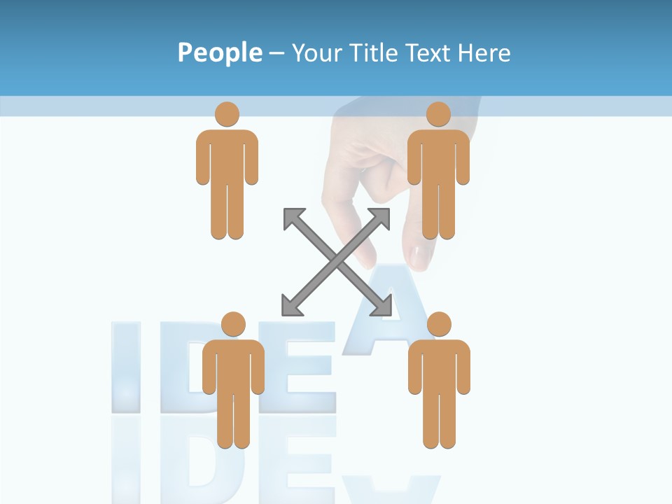 Togetherness White Senior PowerPoint Template