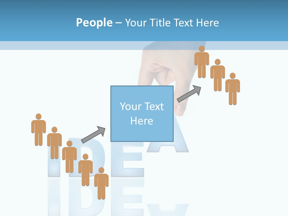 Togetherness White Senior PowerPoint Template