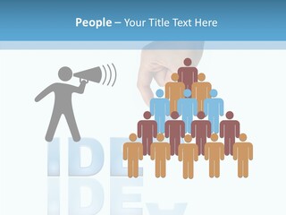 Togetherness White Senior PowerPoint Template