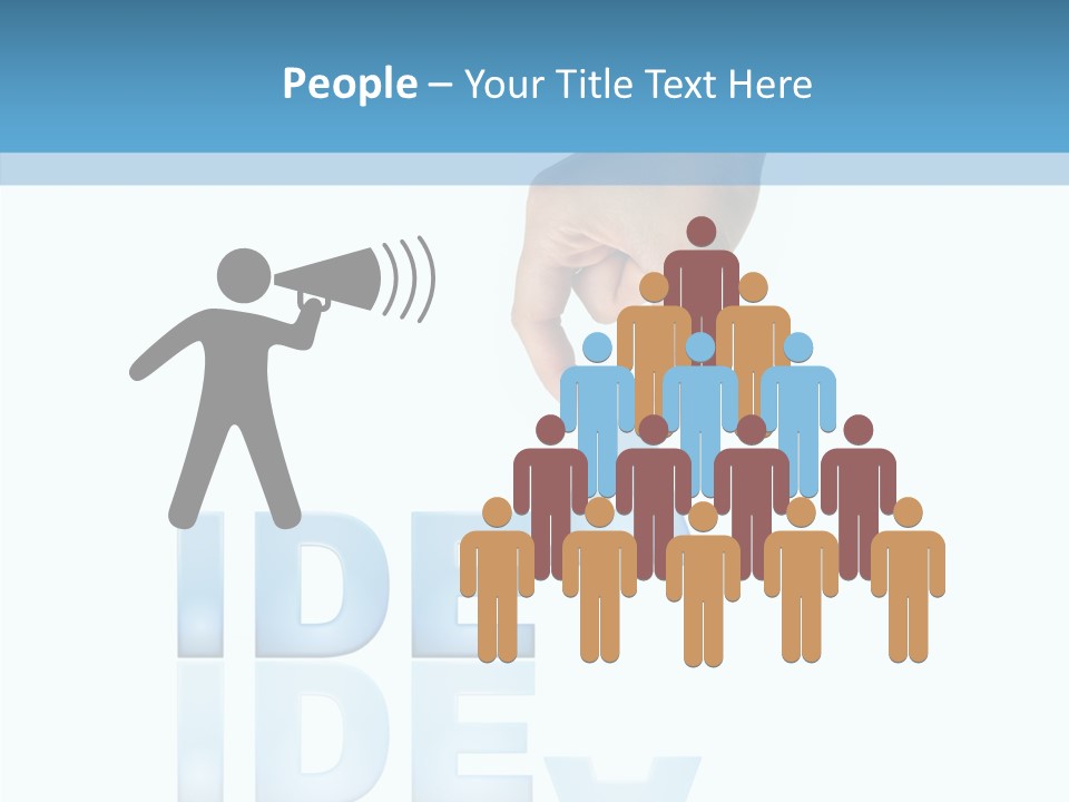 Togetherness White Senior PowerPoint Template