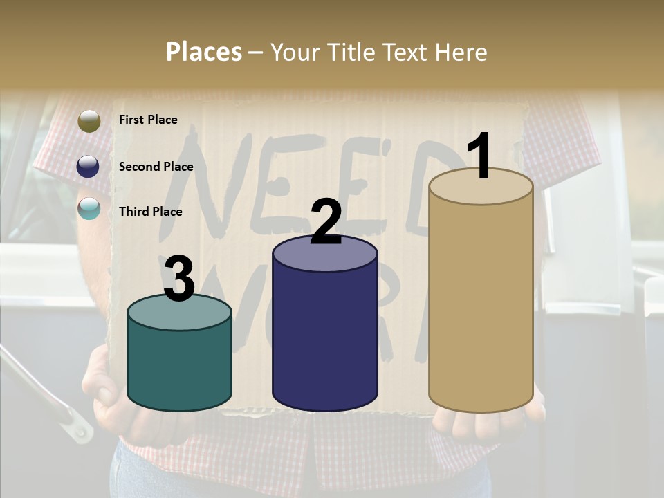 Care Aging White Background PowerPoint Template