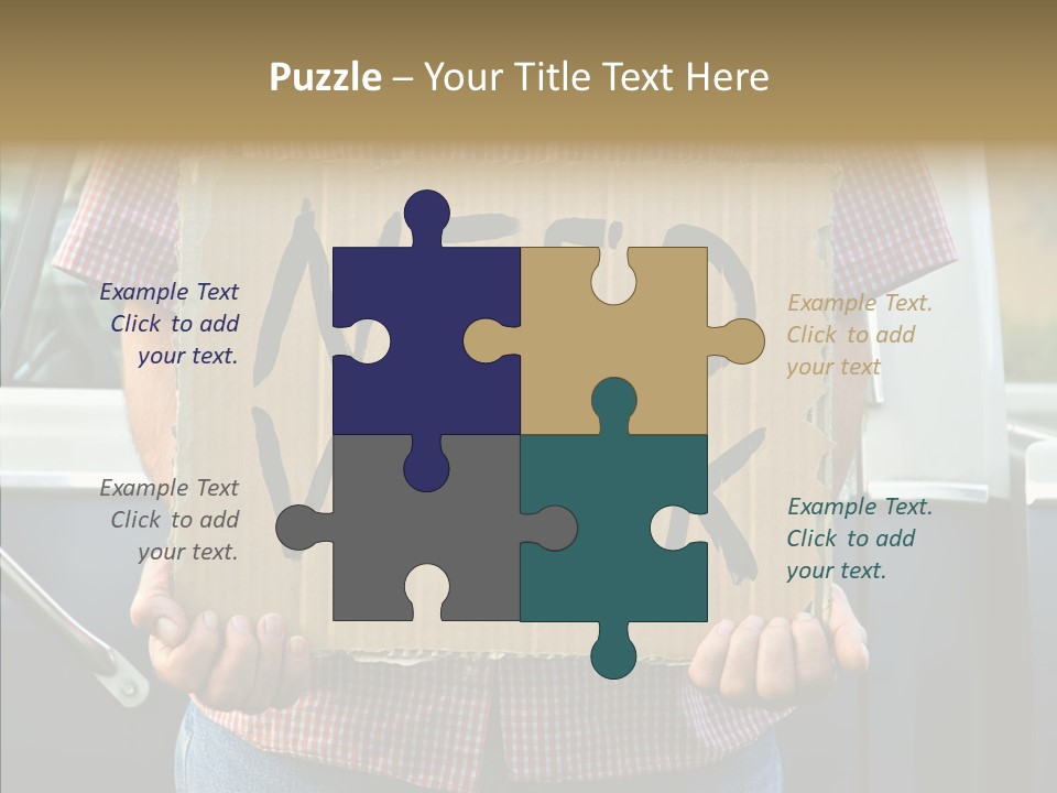 Care Aging White Background PowerPoint Template