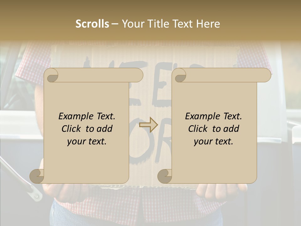 Care Aging White Background PowerPoint Template