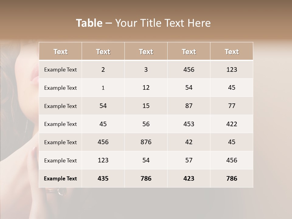 Care Two Close Up PowerPoint Template