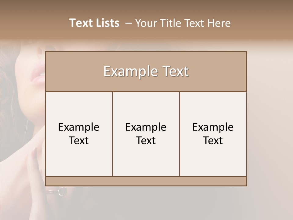 Care Two Close Up PowerPoint Template