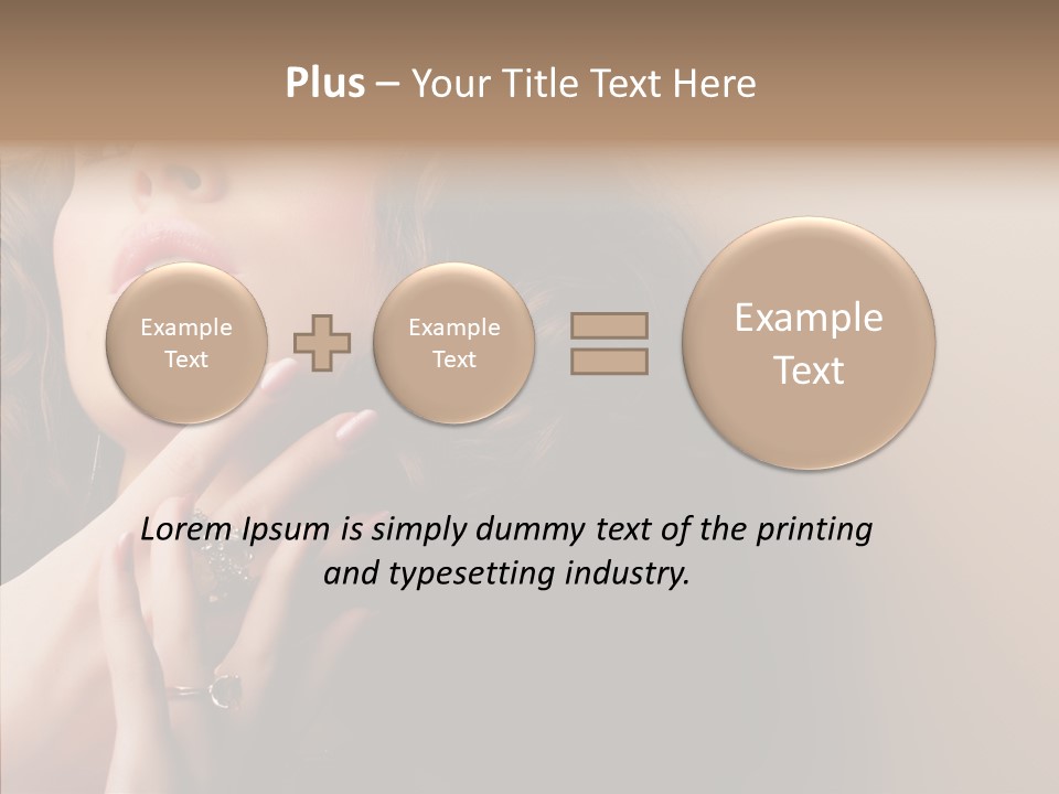 Care Two Close Up PowerPoint Template