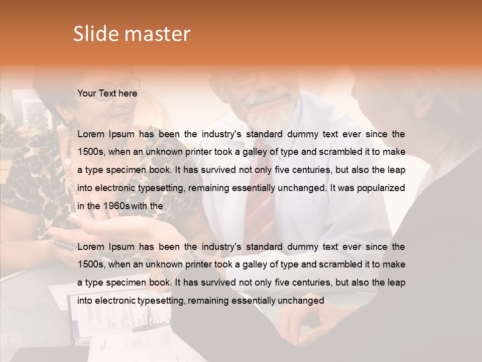 Aging Human Two PowerPoint Template