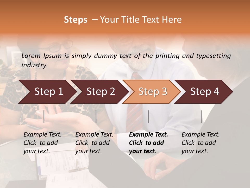 Aging Human Two PowerPoint Template