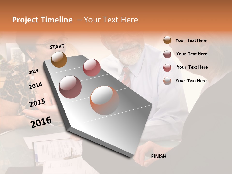 Aging Human Two PowerPoint Template