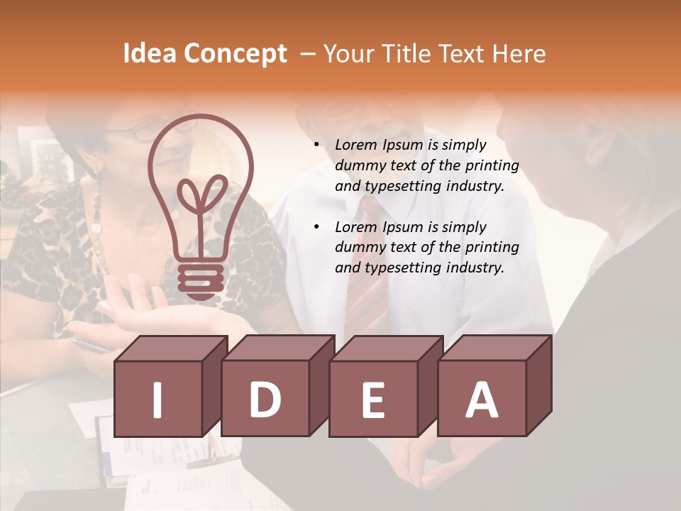 Aging Human Two PowerPoint Template