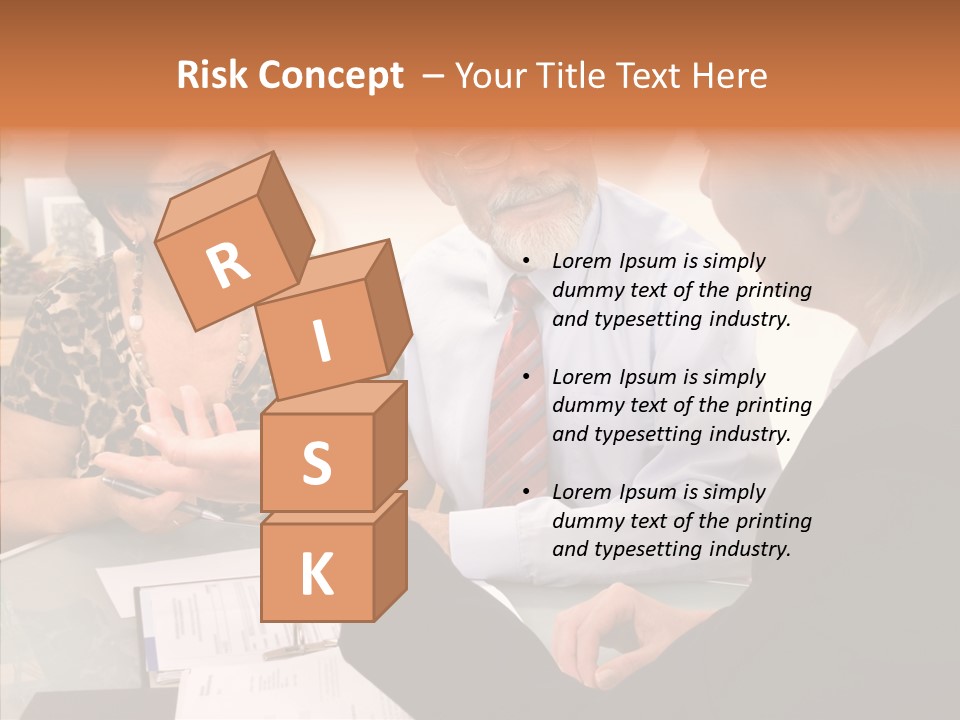 Aging Human Two PowerPoint Template