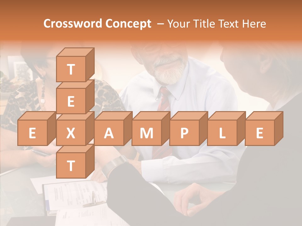 Aging Human Two PowerPoint Template