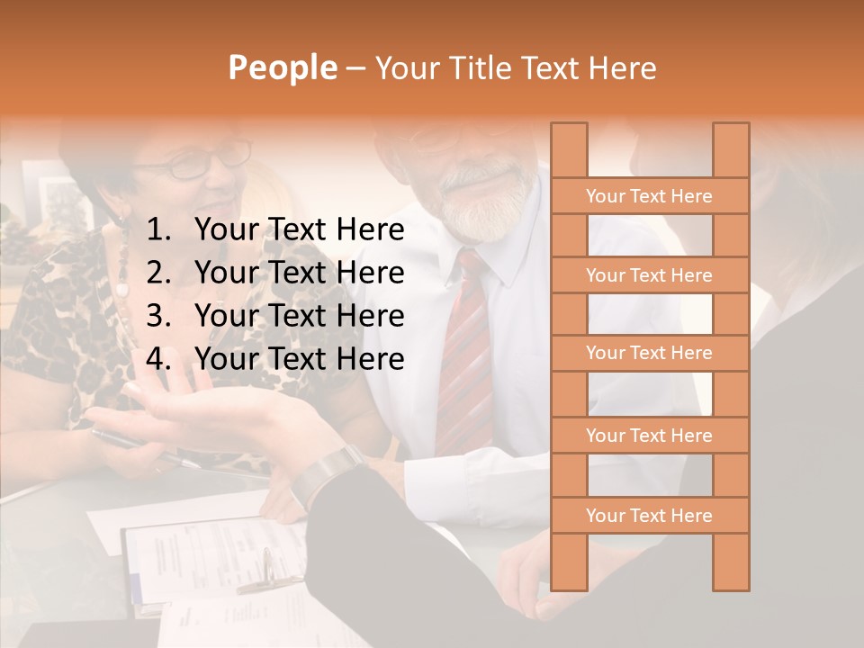 Aging Human Two PowerPoint Template