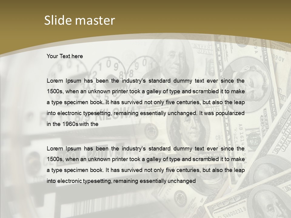 Aging Finger Two PowerPoint Template