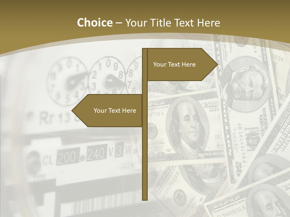 Aging Finger Two PowerPoint Template