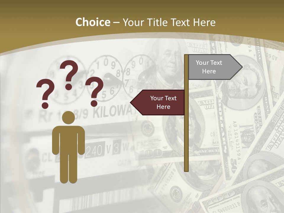 Aging Finger Two PowerPoint Template