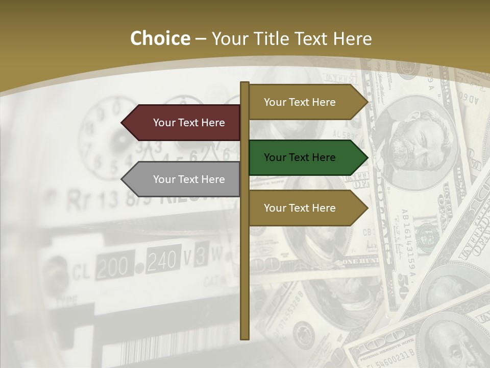 Aging Finger Two PowerPoint Template