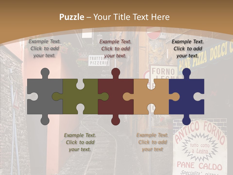 Female Aging Grandmother PowerPoint Template