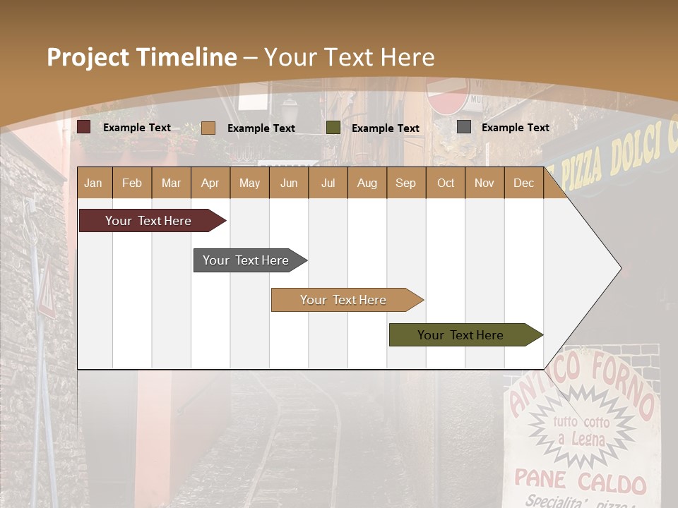 Female Aging Grandmother PowerPoint Template