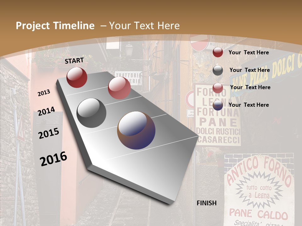 Female Aging Grandmother PowerPoint Template