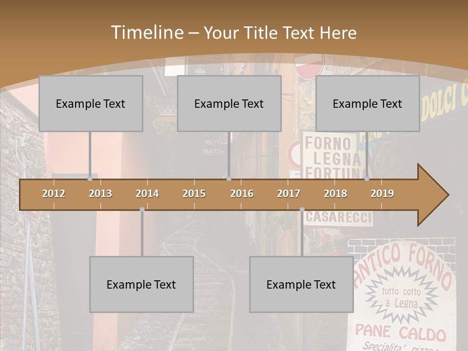 Female Aging Grandmother PowerPoint Template