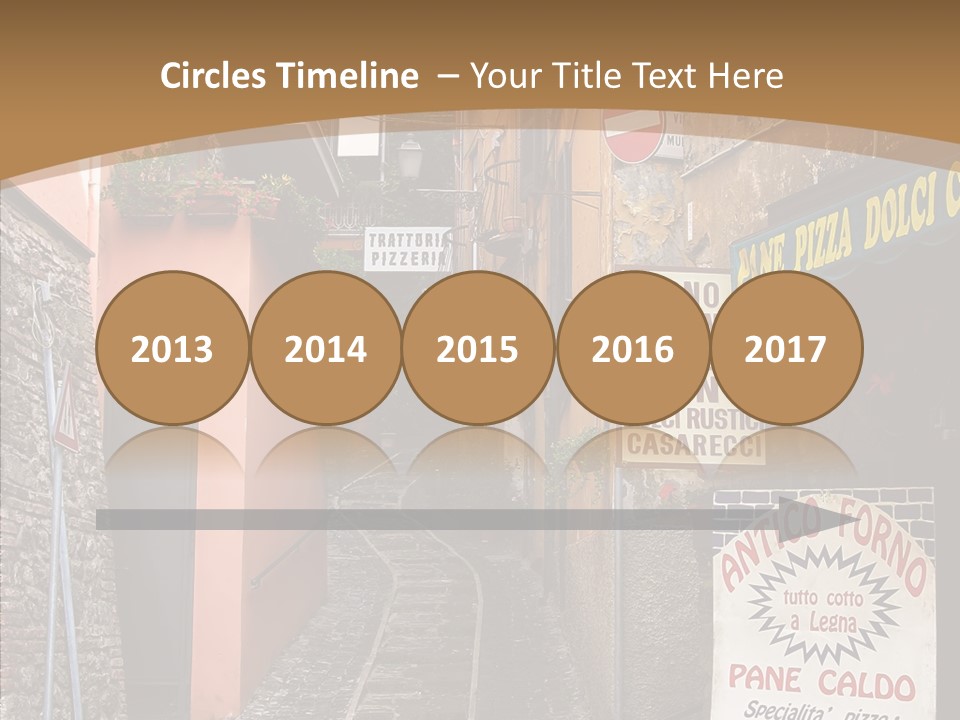 Female Aging Grandmother PowerPoint Template