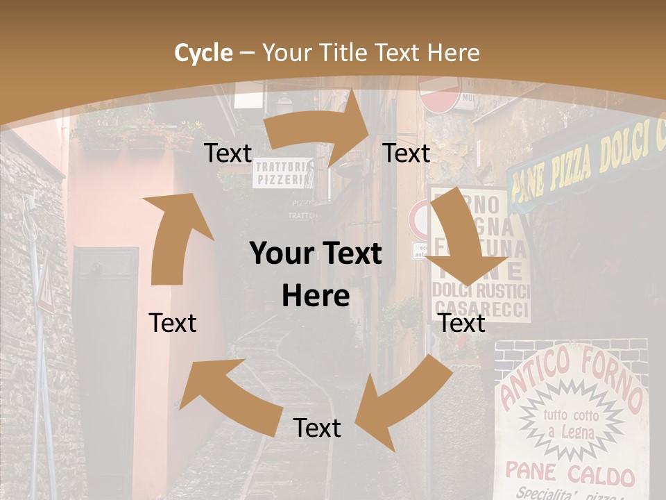 Female Aging Grandmother PowerPoint Template
