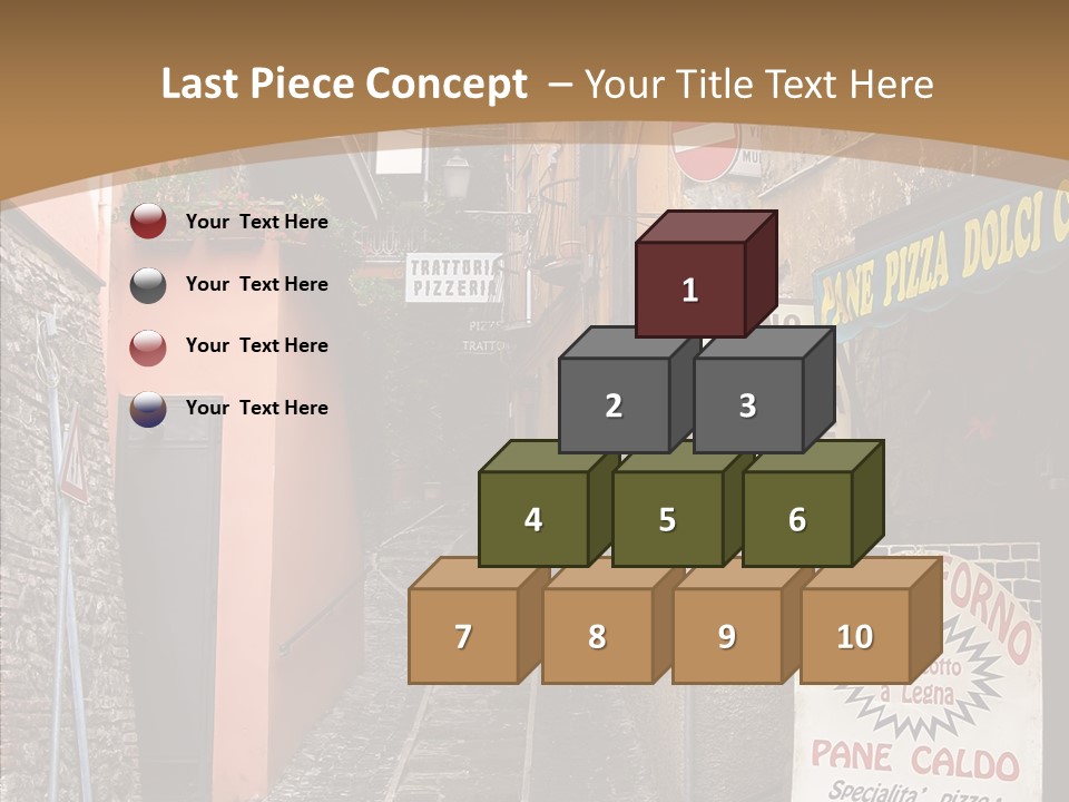Female Aging Grandmother PowerPoint Template