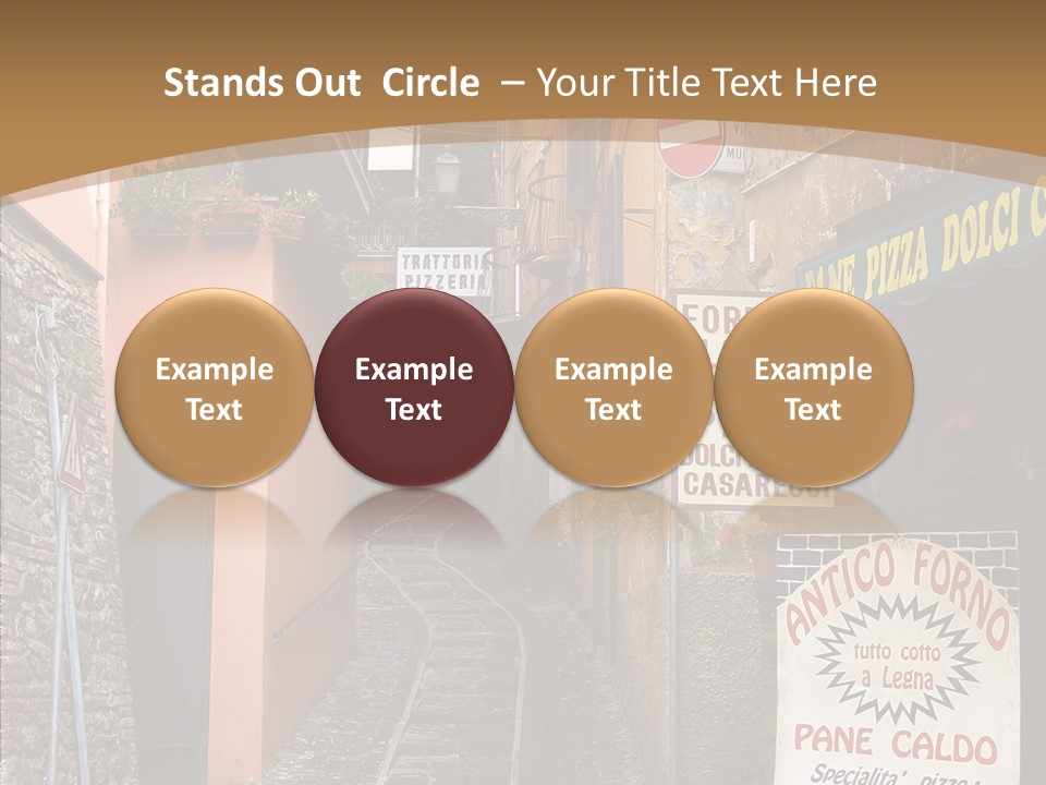 Female Aging Grandmother PowerPoint Template