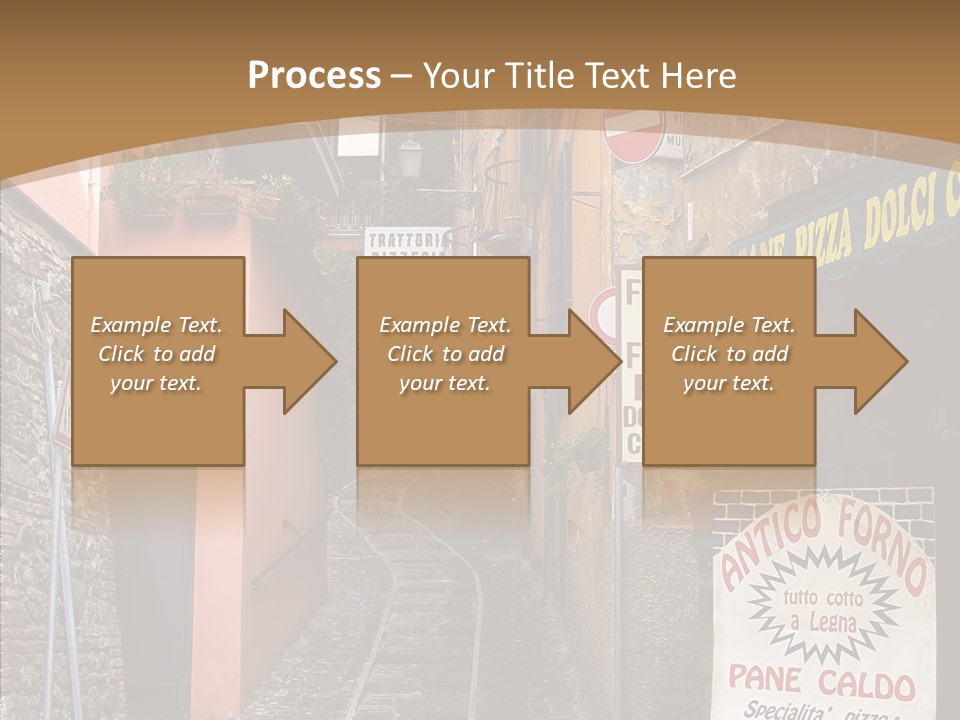 Female Aging Grandmother PowerPoint Template