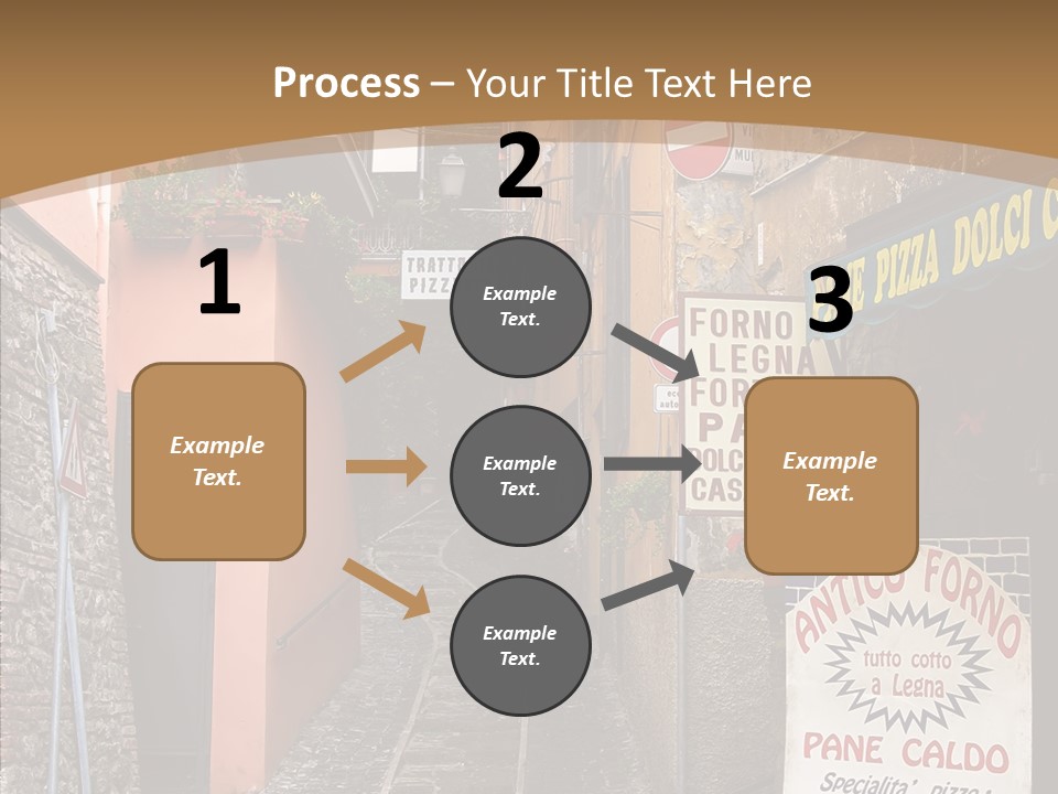 Female Aging Grandmother PowerPoint Template