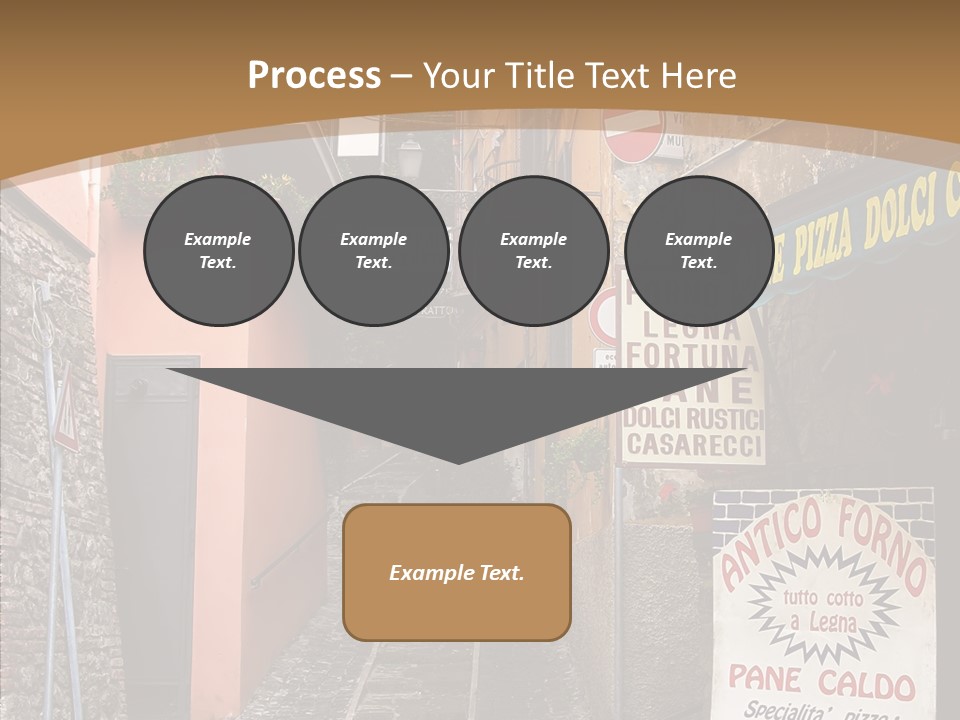 Female Aging Grandmother PowerPoint Template