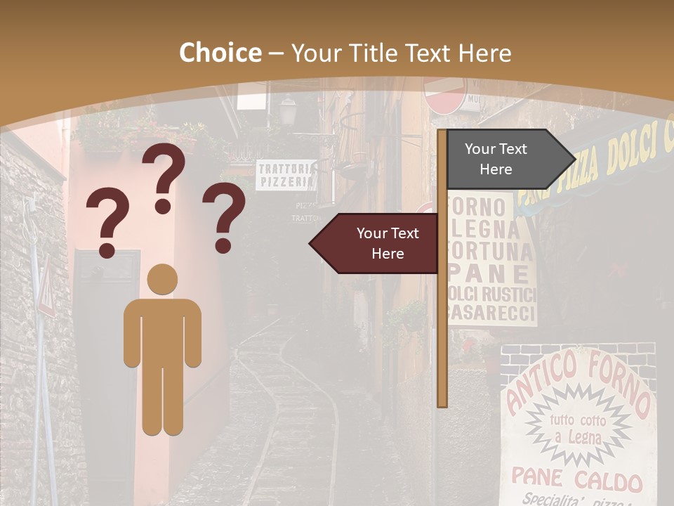Female Aging Grandmother PowerPoint Template