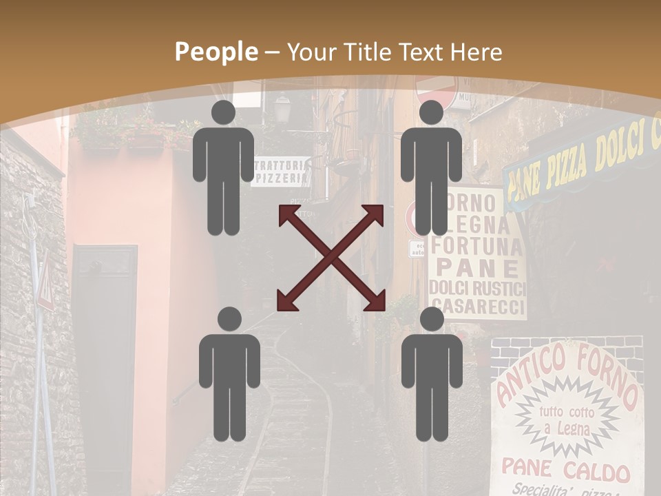 Female Aging Grandmother PowerPoint Template