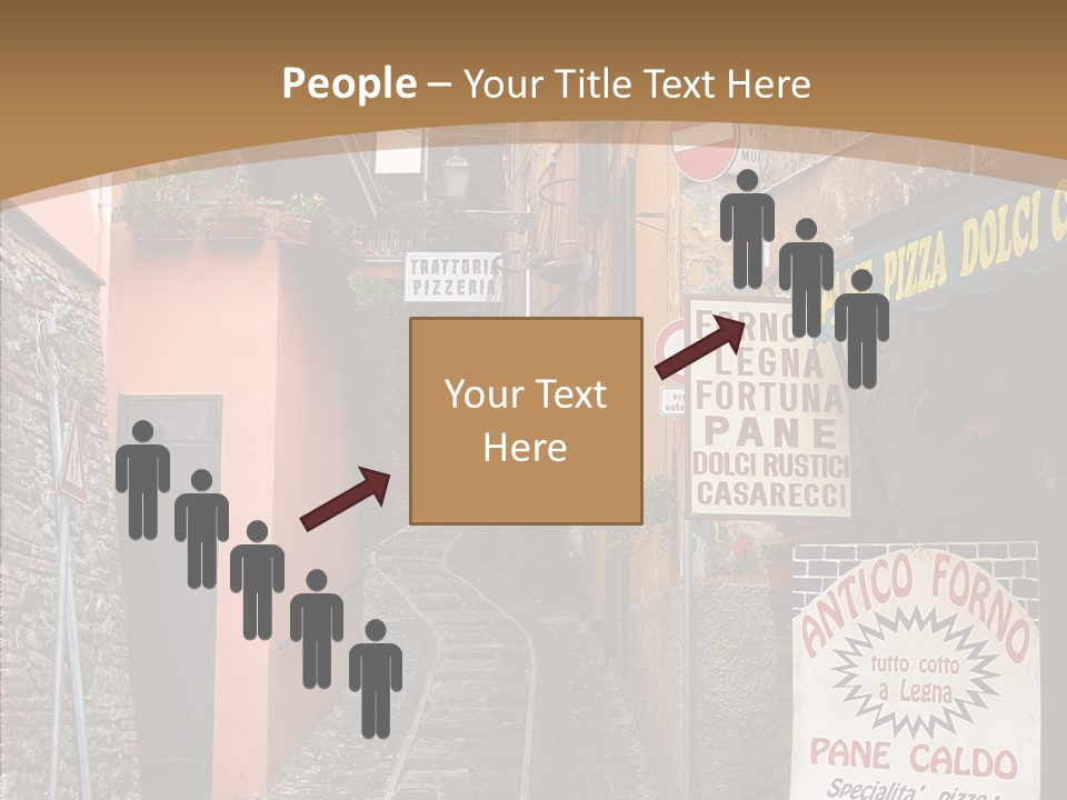 Female Aging Grandmother PowerPoint Template