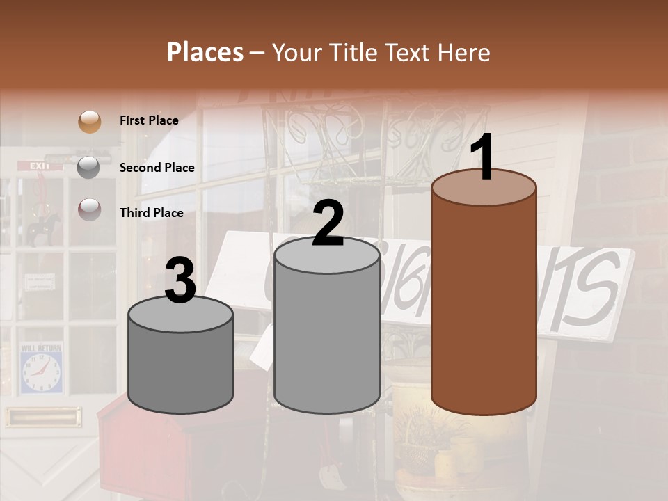 Touching Grandmother Senior PowerPoint Template