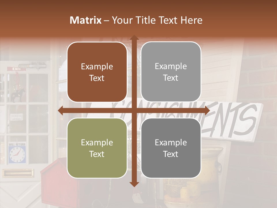 Touching Grandmother Senior PowerPoint Template